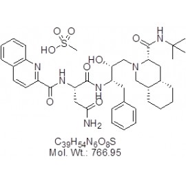 Saquinavir mesylate