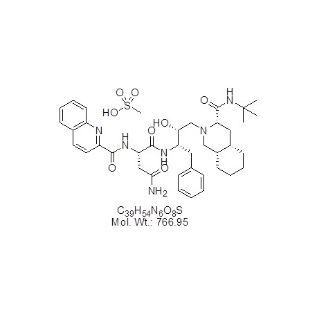 Saquinavir mesylate