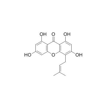 1,3,6,8-tetrahydroxy-4-(3-methyl-2-buten-1-yl)-9H-Xanthen-9-one