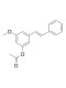 (E)-3-Acetoxy-5-methoxystilbene