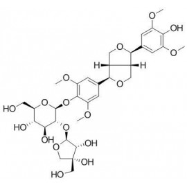 (-)-Syringaresinol 4-(2''-apiosylglucoside)