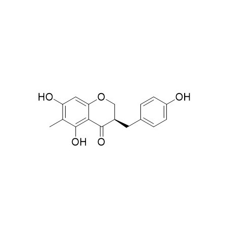 (3R)-5,7-Dihydroxy-6-methyl-3-(4'-hydroxybenzyl)chroman-4-one