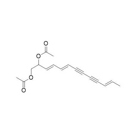 (3E,5E,11E)-tridecatriene-7,9-diyne-1,2-diacetate