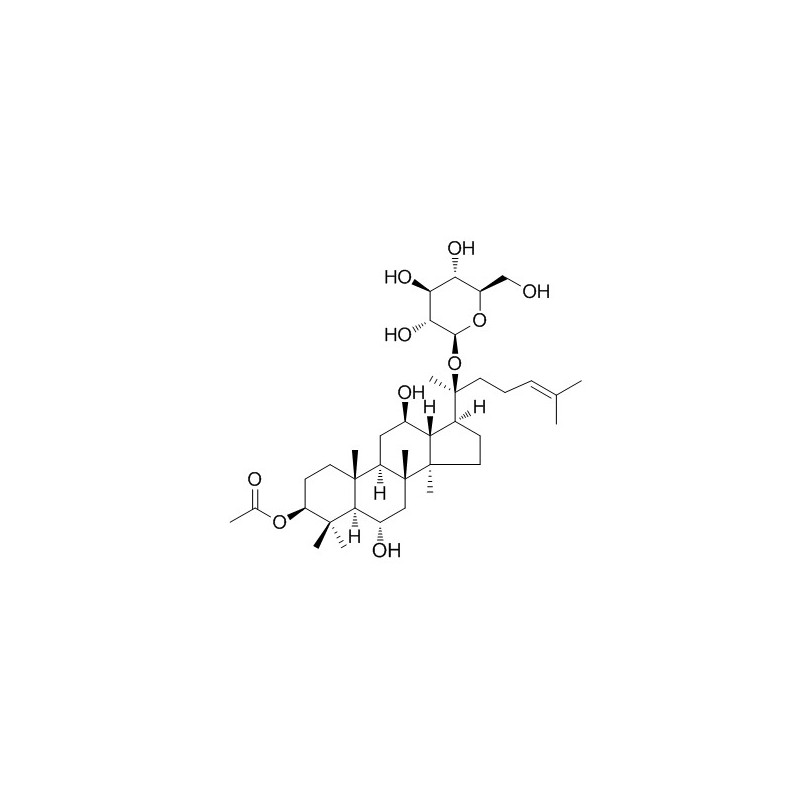 Chemical structures of ginsenoside F1 and its α-glycosylated F1(G1-F1).