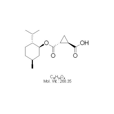 (1S,2S)-Cyclopropane-1,2-dicarboxylic acid, monomenthyl ester