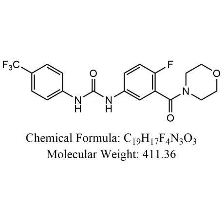 Urea, N-[4-fluoro-3-(4-morpholinylcarbonyl)phenyl]-N'-[4-(trifluoromethyl)phenyl]-