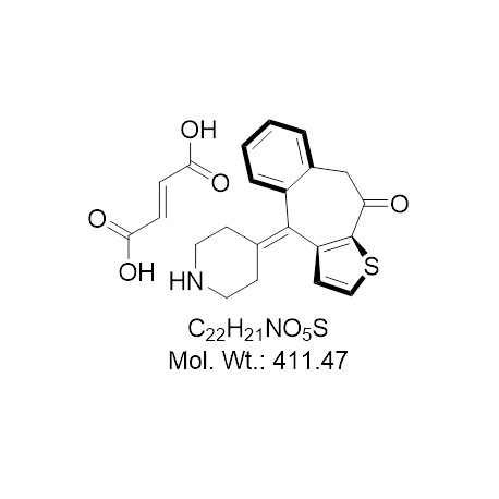 R-Norketotifen hydrogen fumarate