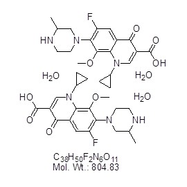 Gatifloxacin Sesquihydrate