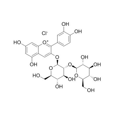 Cyanidin 3-sophoroside chloride