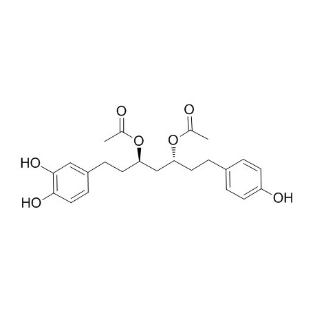 1-(3,4-Dihydroxyphenyl)-7-(4-hydroxyphenyl)heptane-3,5-diyl diacetate