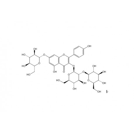 Kaempferol 3-sophoroside-7-glucoside