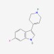 6-fluoro-3-(4-1,2,5,6-tetrahydropyridyl)indole