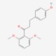 1-(2,6-dimethoxyphenyl)-3-(4-hydroxyphenyl)propan-1-one