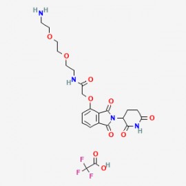 Thalidomide-O-amido-PEG2-C2-NH2 TFA