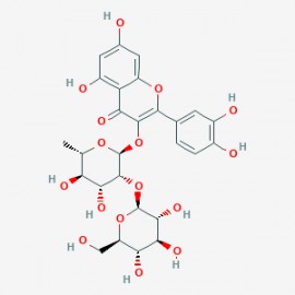 Quercetin-3-O-D-glucosyl]-(1-2)-L-rhamnoside