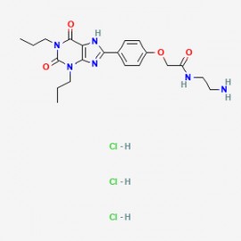 Xanthine amine congener trihydrochloride