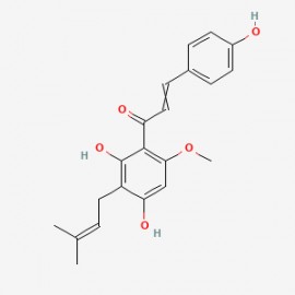 1-[2,4-Dihydroxy-6-methoxy-3-(3-methyl-2-buten-1-yl)phenyl]-3-(4-hydroxyphenyl)-2-propen-1-one