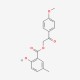 2-(4-methoxyphenyl)-2-oxoethyl 2-hydroxy-5-methylbenzoate