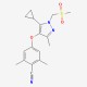 Benzonitrile, 4-[[5-cyclopropyl-3-methyl-1-[(methylsulfonyl)methyl]-1H-pyrazol-4-yl]oxy]-2,6-dimethyl-