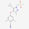 Benzonitrile, 4-[[5-cyclopropyl-3-methyl-1-[(methylsulfonyl)methyl]-1H-pyrazol-4-yl]oxy]-2,6-dimethyl-