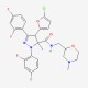 1H-Pyrazole-5-carboxamide, 4-(5-chloro-2-furanyl)-1,3-bis(2,4-difluorophenyl)-4,5-dihydro-5-methyl-N-[(4-methyl-2-morpholinyl)methyl]