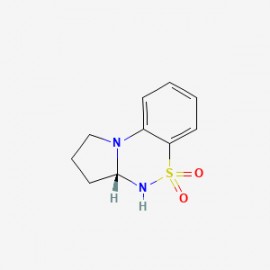 1H-Pyrrolo[2,1-c][1,2,4]benzothiadiazine, 2,3,3a,4-tetrahydro-, 5,5-dioxide, (3aR)-