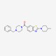 Benzyl-piperazine-CO-benzothiazole-4-methylpiperidine