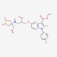 1H-Indole-3-carboxylic acid, 5-[2-hydroxy-3-[[2-hydroxy-1,1-bis(hydroxymethyl)ethyl]amino]propoxy]-2-methyl-1-(4-methylphenyl)-, ethyl ester