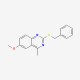 2-benzylsulfanyl-6-methoxy-4-methylquinazoline