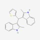 1H-Indole, 3,3'-(2-thienylmethylene)bis[2-methyl-