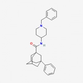 3-?Phenyl-?N-?[1-?(phenylmethyl)?-?4-?piperidinyl]?-tricyclo[3.3.1.13,?7]?decane-?1-?carboxamide