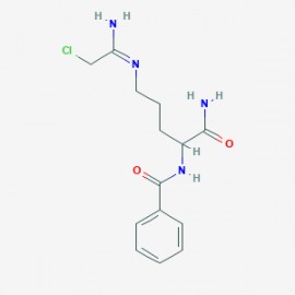 N-[1-(Aminocarbonyl)-4-[(2-chloro-1-iminoethyl)amino]butyl]benzamide