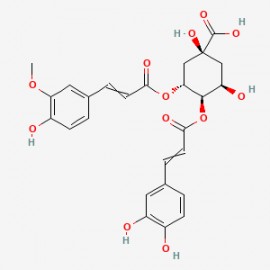 3-Feruloyl-4-caffeoylquinic acid