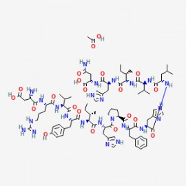 Angiotensinogen (1-14), human acetate