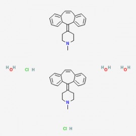 Cyproheptadine hydrochloride sesquihydrate