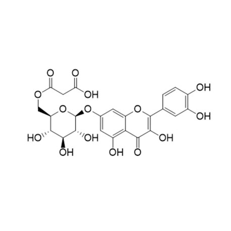 Quercetin 7-O-(6''-O-malonyl)-beta-D-glucoside